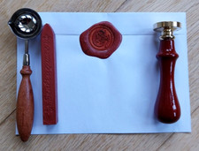 LETTER C ENVELOPE WAX SEAL