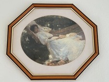 'THE ARBOUR' PAINTING BY SIR ALFRED J MUNNINGS MOUNTED IN WOODEN FRAME