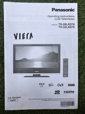 Panasonic VIERA TV 52 Page
