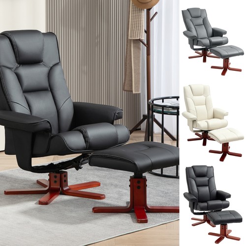 Recliner chair with footstool - chair,