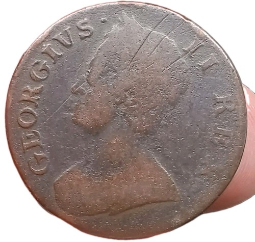 1751 king george - 1751, copper