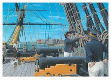 HMS Victory entering