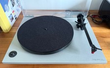 Rega rp1 turntable in titanium with fitted Ortofon 2m Red Cart & Rega Fono Mini