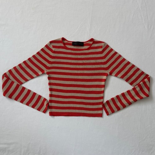 Zara striped cropped - striped,