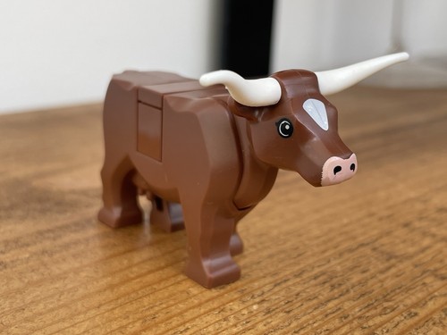 Lego reddish brown - lego, cow