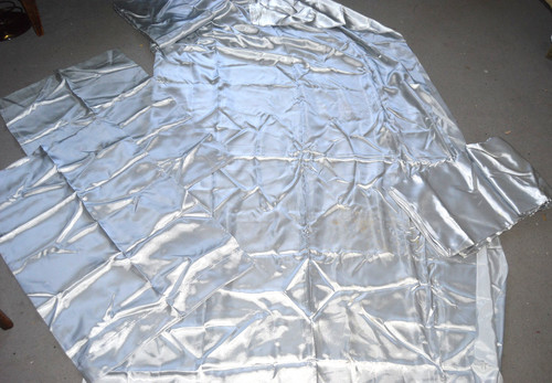 New satin sheets and two - new,