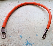 HEAVY 350 AMP 600mm Long Battery Earth Lead Power Welding Cable Strap  50mm²