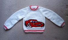 Handmade Children's Cartoon Character Jumper (26-Inch Chest)