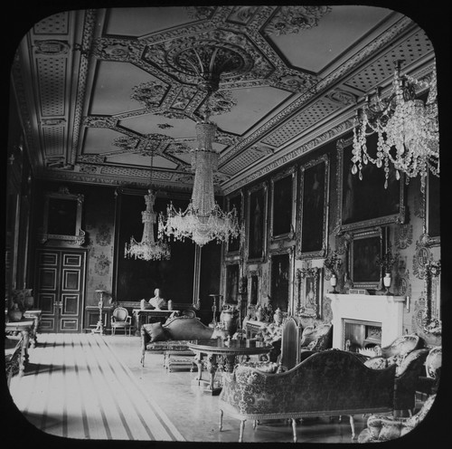 Glass magic lantern slide - magic,