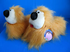 rare DOUGAL DOG SLIPPERS plush