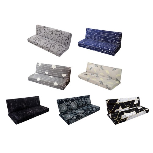Armless sofa bed - sofa, cover