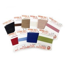 GRIFFIN BEADING THREAD 100% NATURAL SILK STRINGING CORD PEARLS BEADS UK SELLER
