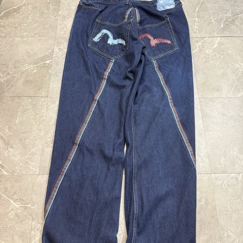 Evisu baggy fit jeans - evisu,