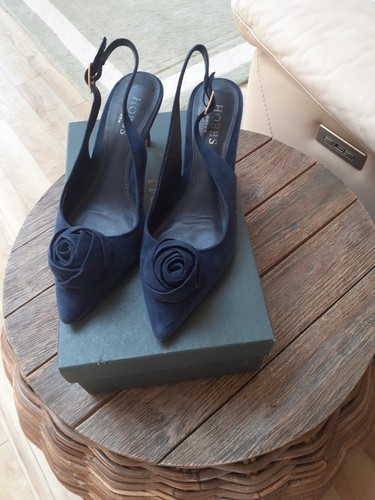 Ladies navy suede hobbs - navy,