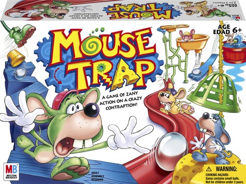 Mouse trap board game - board, for