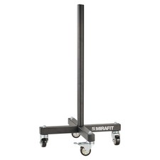 Mirafit Olympic Weight Disc/Bumper Plate Storage Trolley Holder Gym Rack #602