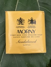Vintage Morny Sandalwood Perfumed Fine English Hand Soap 75g - Made in England
