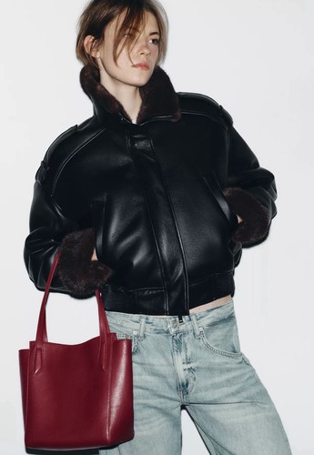 Zara mini tote bag with - bag,