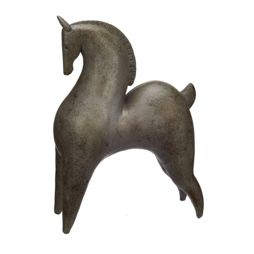 Resin horse grey - horse,