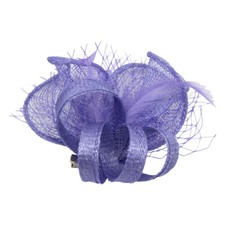 Small Flower Feather Mesh Hair