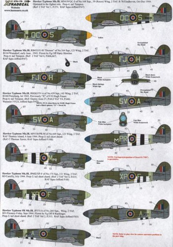 Xtradecal 72179 hawker - xtradecal, 1:72
