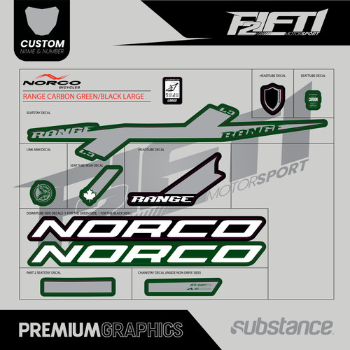2017 norco range - range, green