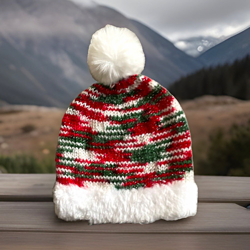 Hand knitted with - , love
