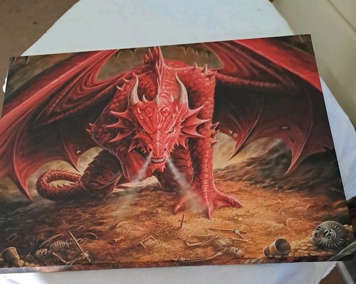 Dragons lair print - dragons, on