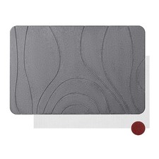 Diatomite Stone Bath Mat Bathroom Kitchen Dishes Shower Quick Drying Non Slip