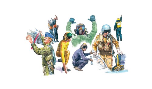 Italeri nato pilots - pilots, and