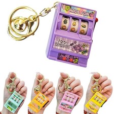 Coin Operated Games Key Holder Toy Fruit Slot Machine Retro Lucky Jackpot  Gift
