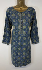 Fabindia Kaftan Dress Blue