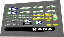 1991 Kona Lava Dome Decal Set