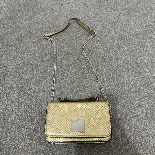 Zara croc print - gold, chain