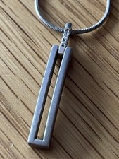 Hot Diamonds Sterling Silver Necklace Pendant In Original Wooden Gift Box