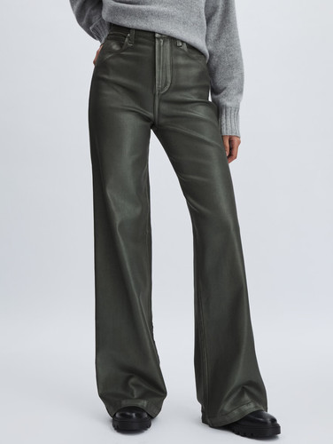 Paige jeans leenah coated faux - jeans,