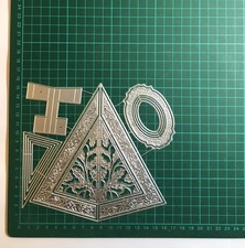 14pcs Decorative Dimensional Freestanding Card Shape Die Set - 15.2 X 15cm