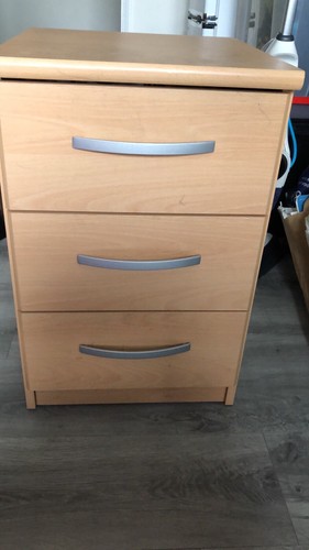 Wooden bedside chest - wooden, of