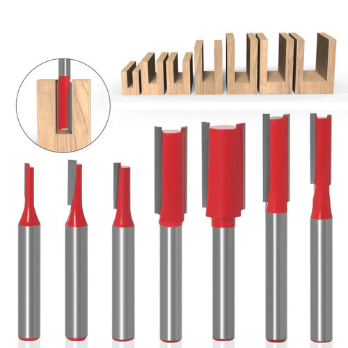 Double blade inch shank - blade, 1/4