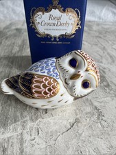 Royal Crown Derby Owl With