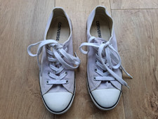 Lilac Converse All Stars - Women's Size UK 6