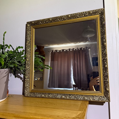 Large vintage gold wall - gold, mirror