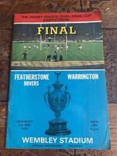 Rugby League Challenge Cup Final 11th May 1974 Programme Wembley