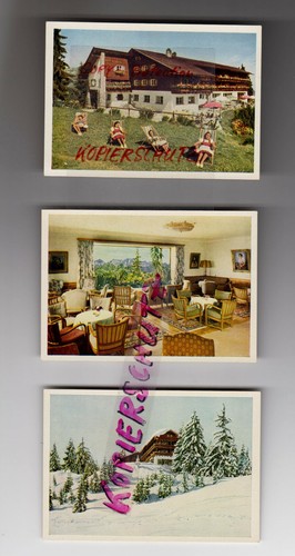 Around 1938 postcard - 1938, 3x