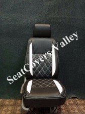 VW Transporter T5 / T6 Front 2x Singles (1+1) Leatherette Seat Covers