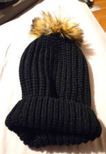 Primark Black Woolly Bobble