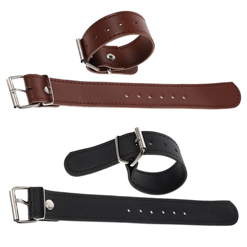 Two pairs leather basket - pairs,