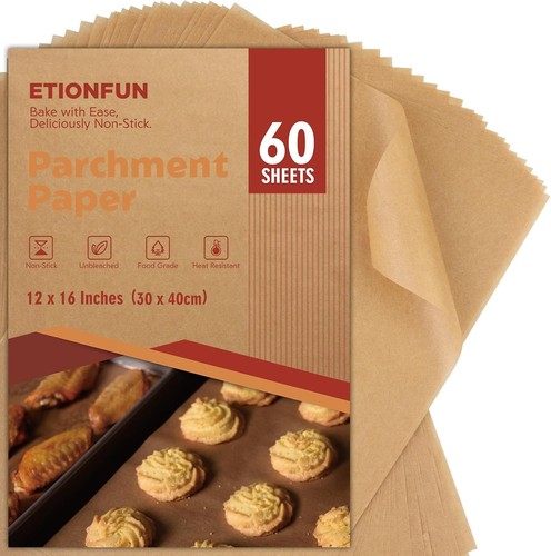 60pcs unbleached parchment - 60pcs,