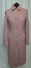 BODEN Long Pink Coat Size UK8