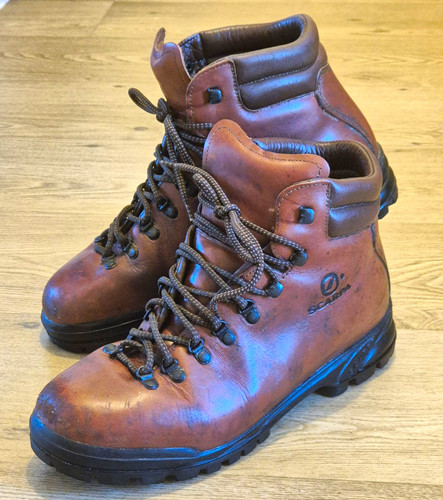 Scarpa vintage men brown - vintage,